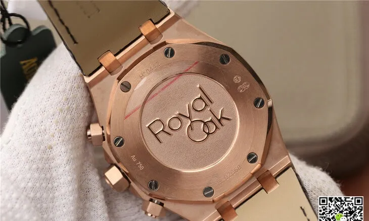 Audemars Piguet Royal Oak Chronograph 26331OR.OO.D821CR.01 OM Factory 1:1 Best Edition Replica Watch Brown Strap
